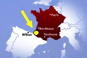 french basque country localisation