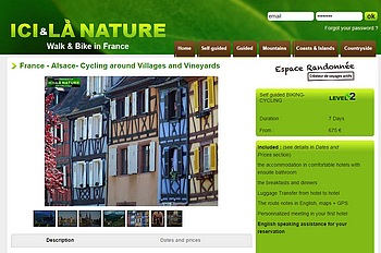 alsace cycling biking tour holidays in france